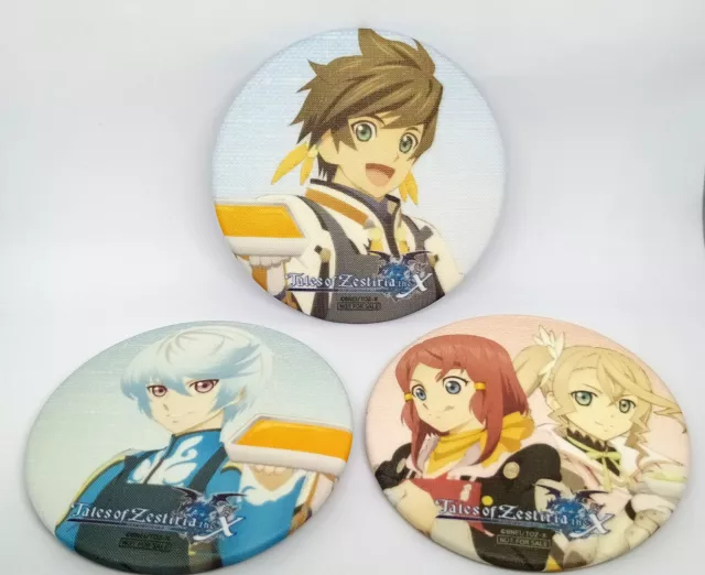 A46738 Tales of Zestiria the X Can badge Sorey & Alisha Diphda