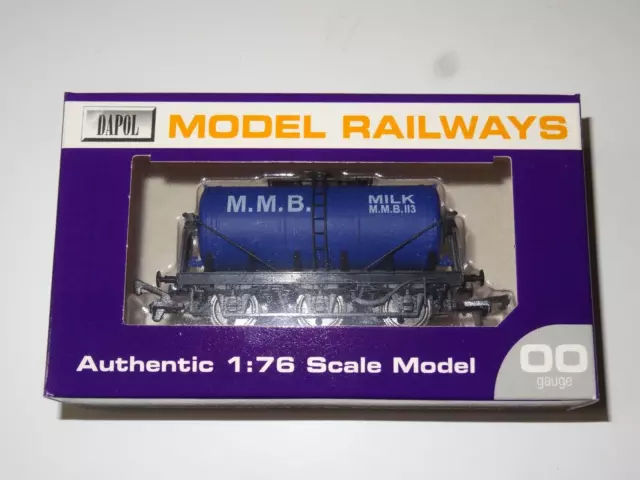 Dapol OO Gauge  B719   6 Wheel Milk Tanker.  M.M.B .  Brand New.