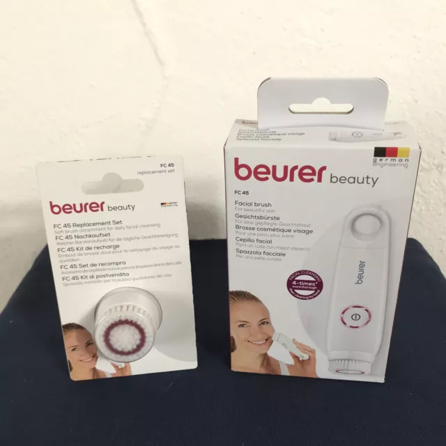 BEURER FC45 Gesichtsbürste + BEURER FC45 Ersatzbürste, beides neu