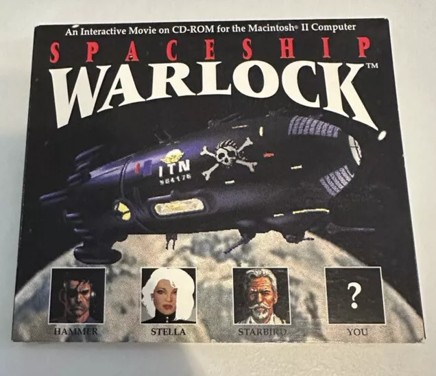 Spaceship Warlock 1994 PC CD-ROM Video Game Disc Only  - Vintage