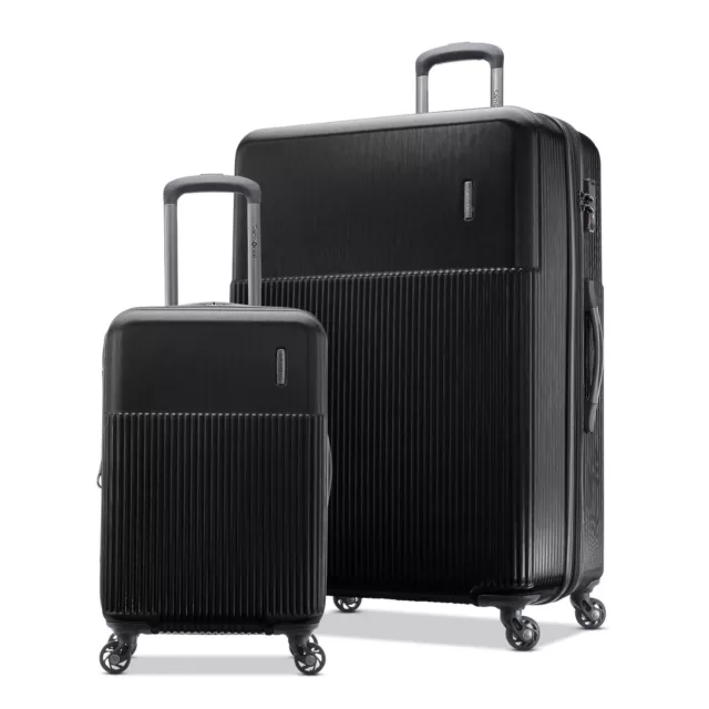 Azure 2 Piece Hardside Set (CO/L) - Luggage-black