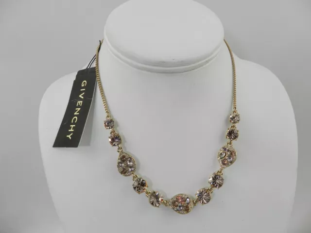 Givenchy   Gold -Tone Crystal  Lariat Necklace, 16" + 3" Extender