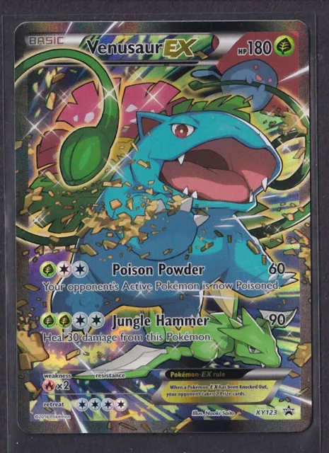 Venusaur EX Black Star Promo XY123 Full Art Holo Pokemon Card