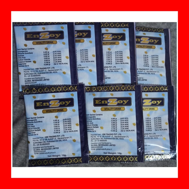 EnZoy Vitality, 7 sachets de 10 gr- Péremption 04/2024 (lettre suivie laposte).. 2