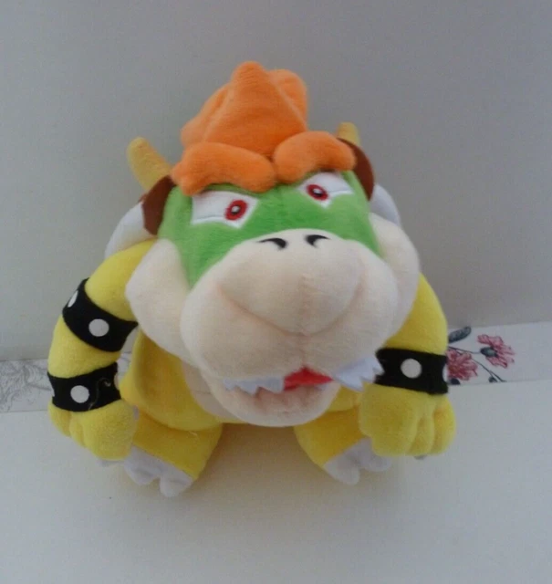 Offizielles Bowser Plüschtier Von Super Mario – 26 Cm Groß, Weich & Detailgetreu | Perfekt Für Fans Und Sammler, Gelb/orange