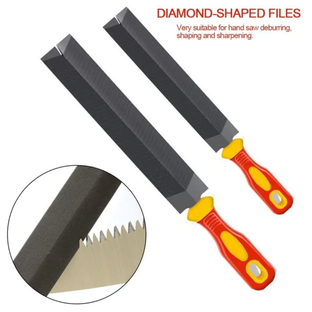 Grinding Grinding Rasp Diamond-Shaped Files Sawing File Sharpener Hand Saw