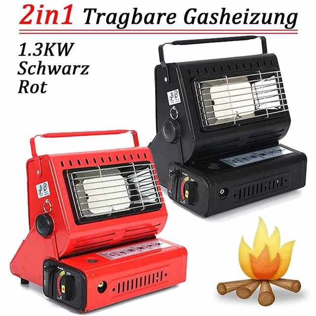 Tragbare Gasheizung 1,3 KW für Outdoor Zeltheizung,Campingheizer Mini Gasheizung