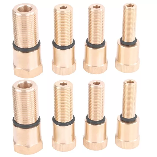 8x TECPO KOMPRESSIONSTESTER ADAPTER KOMPRESSIONSPRÜFER M10 M12 M14 M18 LANG