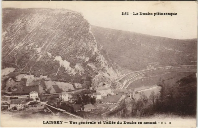CPA LAISSEY Vue Generale et Vallee du Doubs en Amont (1114829)