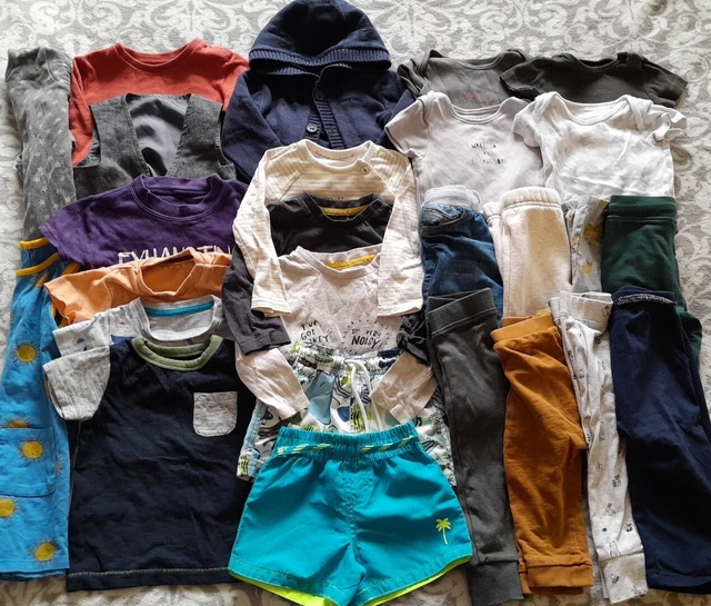 Bundle Of Boys Clothes - 6-9 Months - Tops Shorts Jumpers Romper Leggings Etc