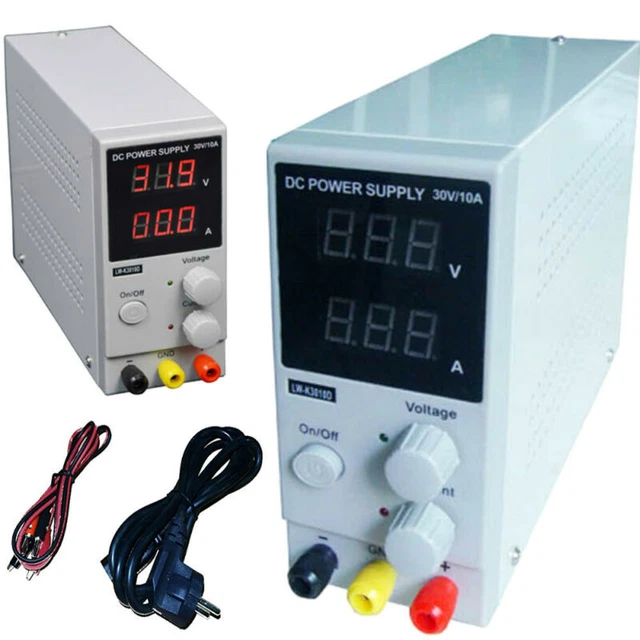 Alimentatore Da Banco Regolabile 0-30V 10A – Stabilizzato Con Display Digitale E Manuale In Italiano - 5