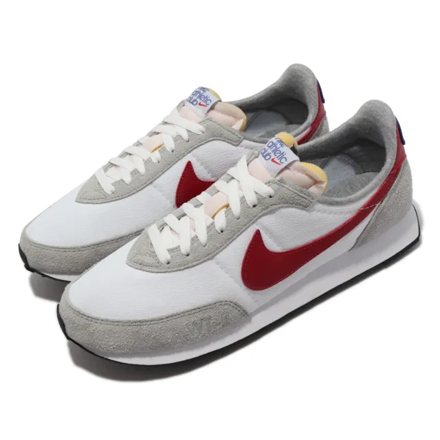 Nike Waffle Trainer 2 White Grey Red Men Unisex Casual Lifestyle Shoe DJ6054-101