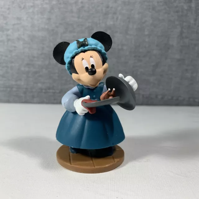 Disney Mickey Christmas Carol Emily Minnie Mouse PVC Figure Cake Topper 4"