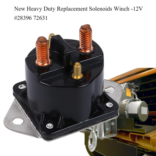 HEAVY DUTY REPLACEMENT Solenoids Winch Starter Relay Solenoid 12V