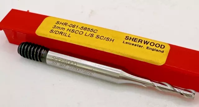 Sherwood S231T 3mm Long Series 2 Flute HSCo Colbalt Slot Drill SHR-061-5802C