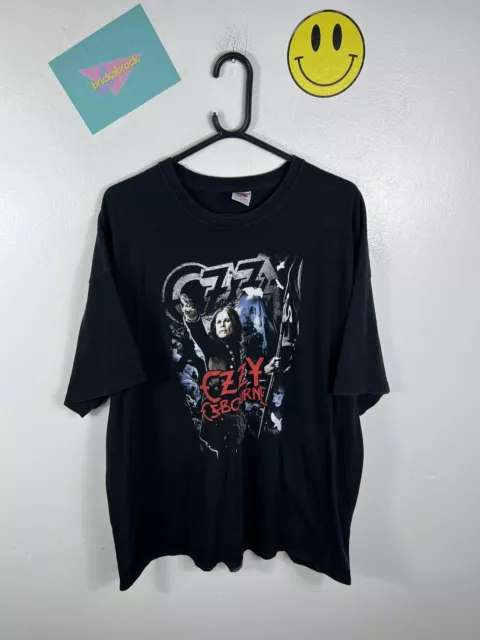 MENS OZZY OSBOURNE Band T SHIRT TOP SIZE 2XL CHEST 51” GOOD CON BLACK SABBATH