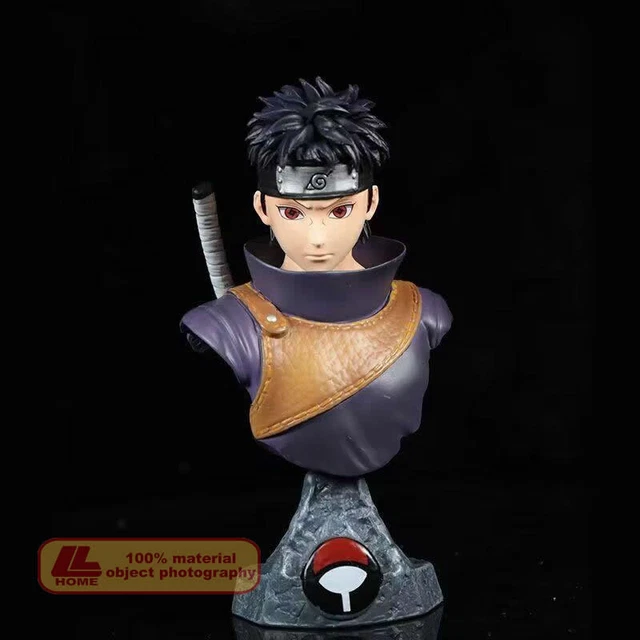 ANIME NINJA SHIPPUDEN Uchiha Shisui Head Bust PVC Figure Statue Toy