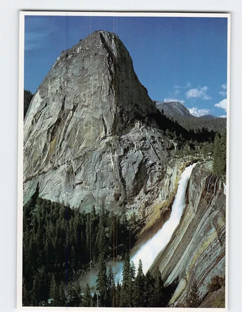 Postcard Nevada Fall, Little Yosemite Valley, Yosemite National Park, California