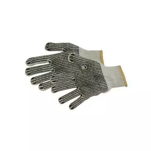 Silverline Double-Sided Dot Gloves One Size DIY Safety and Workwear Tool