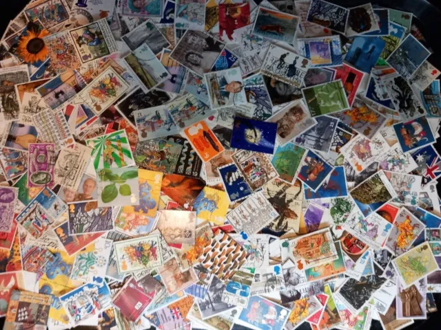 Gb Commemoratives - 1000 Used,  All Different, Off Paper - Many Complete Sets