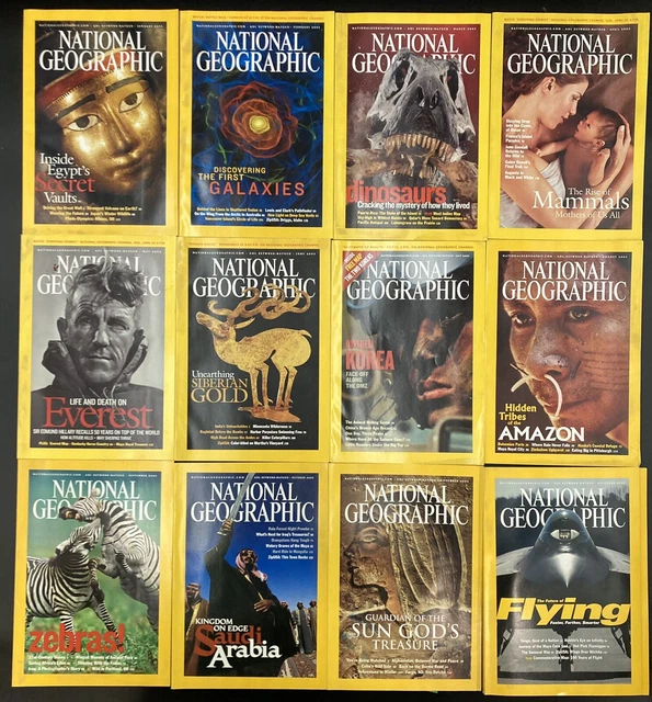 THE COMPLETE COLLECTION of National Geographic magazines for 2003 30.
