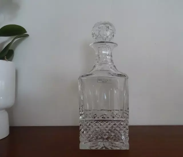 Carafe à whisky cristal Saint Louis modèle Tommy étiquetée