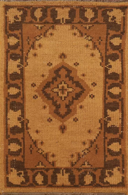 Custom Luxury Hand-Knotted Moroccan Wool Rug  Modern Home Decor 2x3 ft