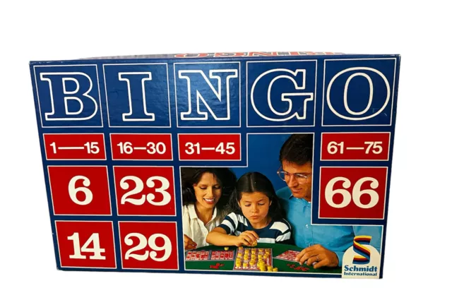 Bingo Spiel Gesellschaftsspiel Schmidt Spiele 6061615 Vintage Selten Rarität OVP