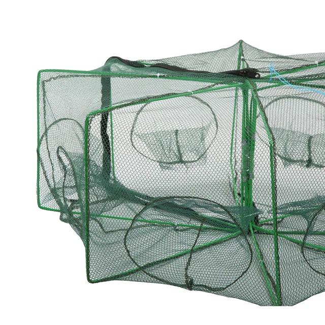 CHDE Piège à Filet De Pêche Casier à Crabe Cadre En Acier Inoxydable