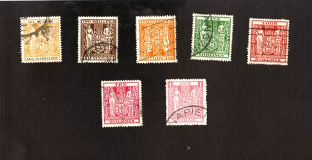 Stamp Collection - New Zealand - Duty - Lot of Seven - #newze-100