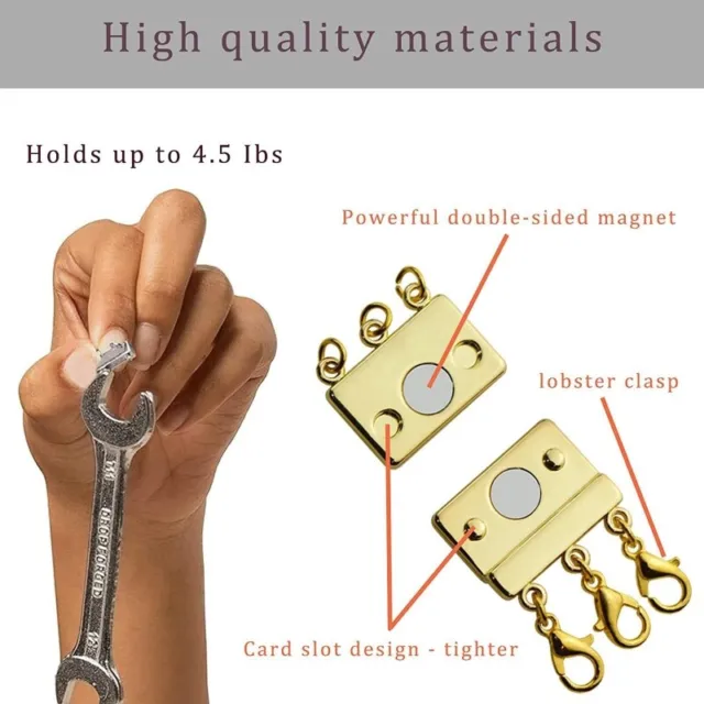 DOUBLE LAYERING CLASP Metal Keychain for Pants Backpacks Handbags for  $13.42 - PicClick AU