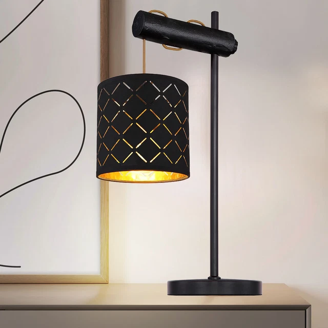 CLARET Lampe de table bois noir 26 1/2'' H 3271-01 main image 1