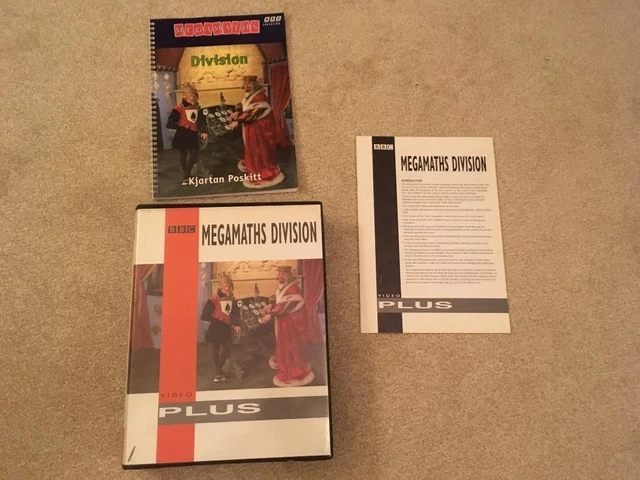 BBC MEGAMATHS DIVISION VHS video plus £34.99 - PicClick UK
