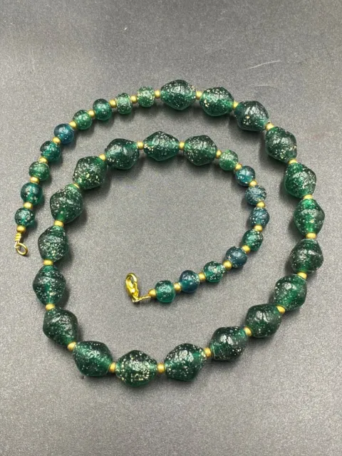 A rare and unique Antique ancient trade vintage glass beads from south east Asia