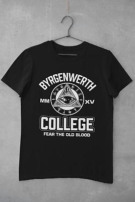 Funny Video Games Gamer T Shirt Byrgenwerth College Retro Gift Idea PC Gaming