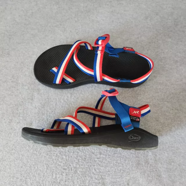 Chaco Z/Cloud 2 Sandals Red White Blue American Flag Adjustable Strap Men US12
