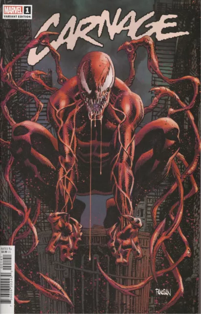 Carnage #1 Panosian Variant Vf/Nm Marvel Hohc 2022