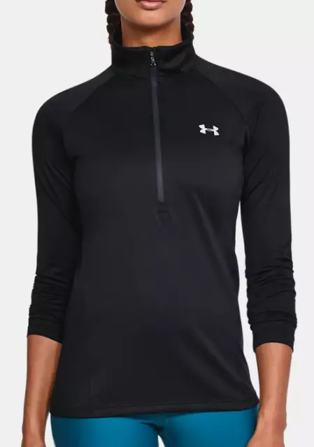 Womens Under Armour UA Tech Long Sleeve 1/2 Zip Top Pullover Shirt New With Tags