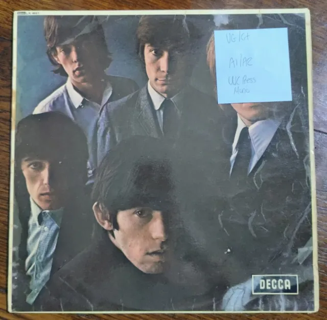 The Rolling Stones No.2 Vinyl Record VG/G+ LK 4661 1965