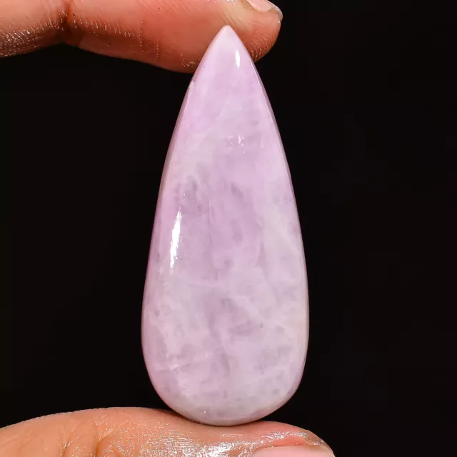 natural pink KUNZITE cabochon loose gemstone 48.30 Cts. (18x43x06 mm) oval shape