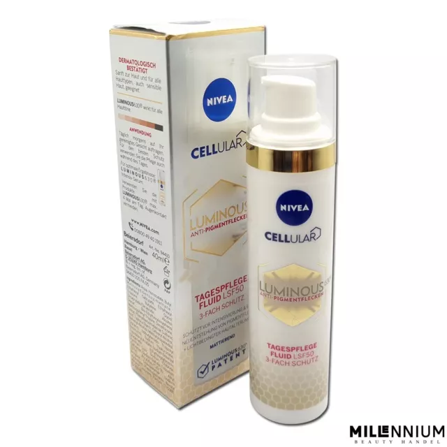 NIVEA Cellular Luminous 630 Anti-Pigmentflecken Tagespflege Fluid LSF50 (40ml)