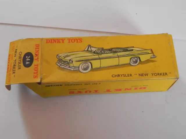 DINKY TOYS France (Original Box) - Chrysler New Yorker (N°24A) - Condition +++