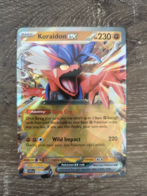 Koraidon ex - 125/198 Ultra Rare - Scarlet & Violet