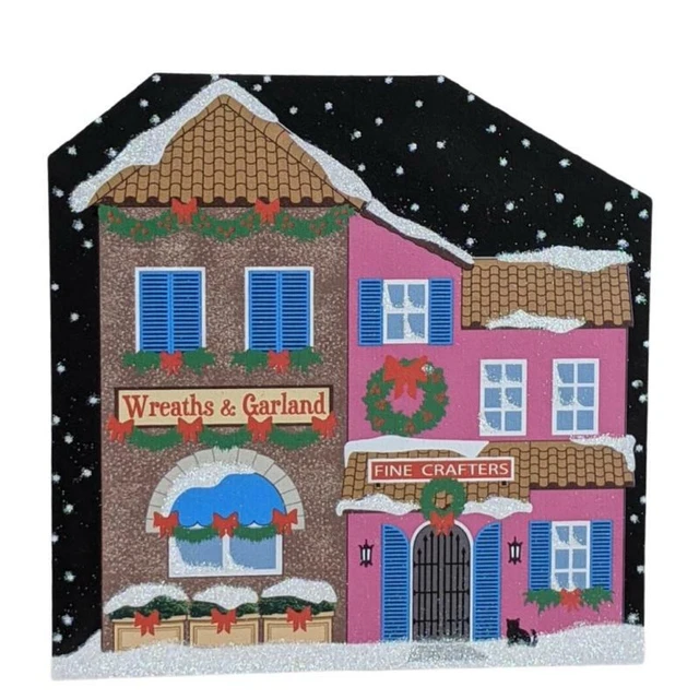 Cat’s Meow Village North Pole Wreaths & Garlands Fine Crafters #21-921 New