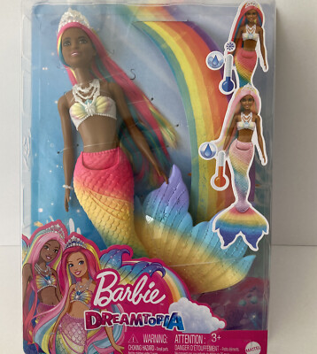 barbie change in water