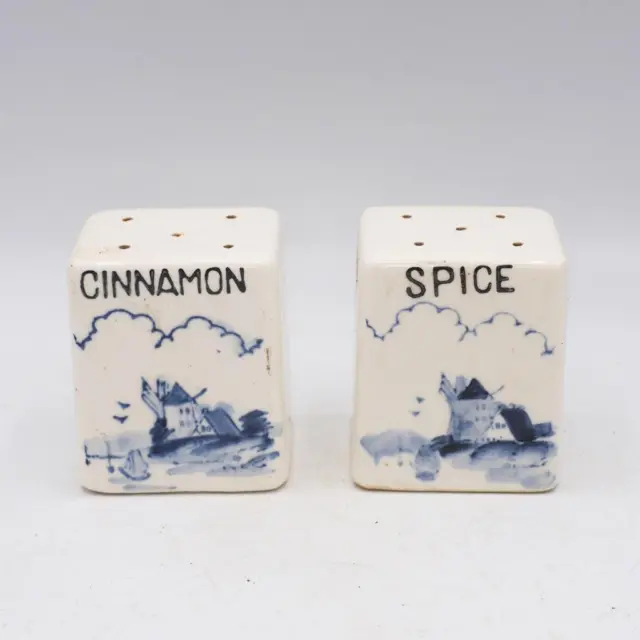 Ucagco Porcelain Cinnamon & Spice Canister Shakers