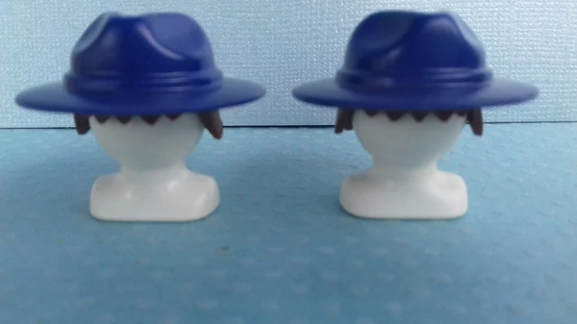 Chapeau Playmobil Bleu Yankee Nordiste - Pièce Détachée Guerre Civile Américaine