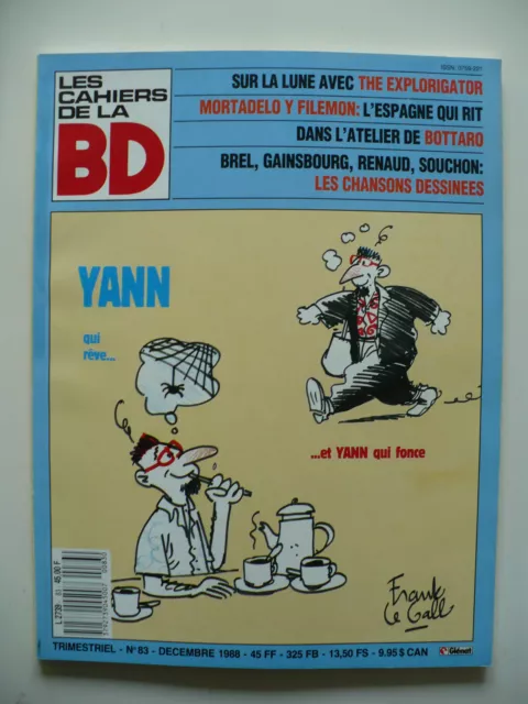 Magazine (très bel état) - Les cahiers de la bande dessinée 83 (Frank Le Gall)