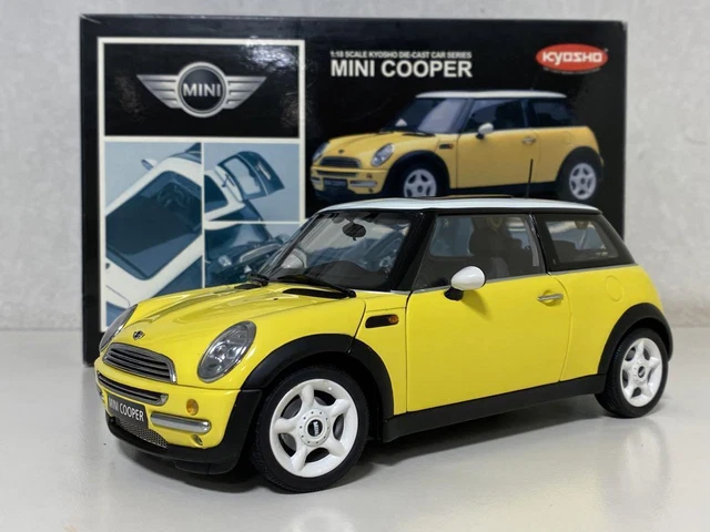 KYOSHO MINI COOPER R50 Liquid Yellow 1/18 With Sunroof £116.23 ...
