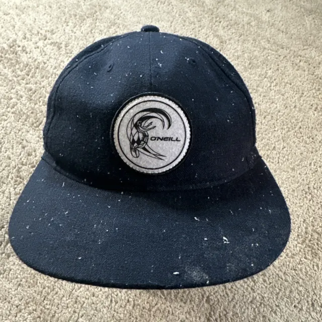 O'Neill Hat Cap Adult Adjustable Blue Heathered  snapback Logo Surf Mens